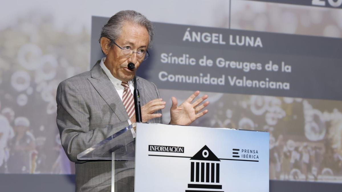 Ángel Luna, en el foro de municipalismo en Alicante.