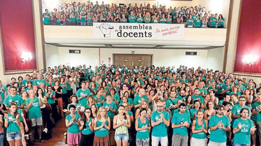 Los miembros de la Assemblea, en su último encuentro en Porreres.