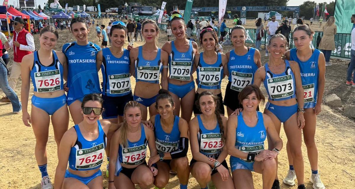 Atletas del club Trotasierra.