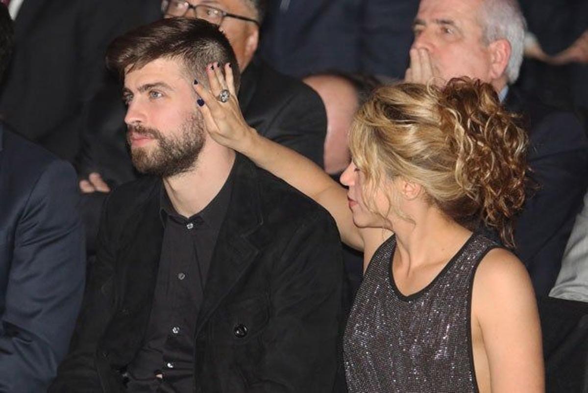 Shakira y Piqué, cariñosos en la 'Festa de l'esport catalá'