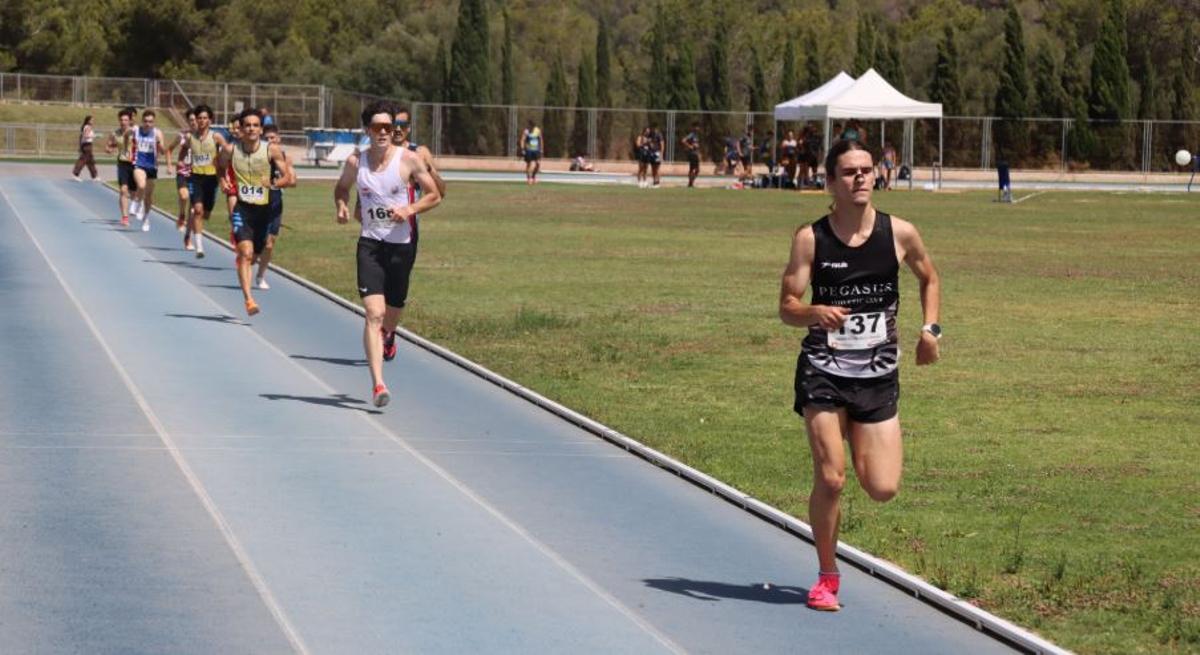Geray Mota, durante una carrera.