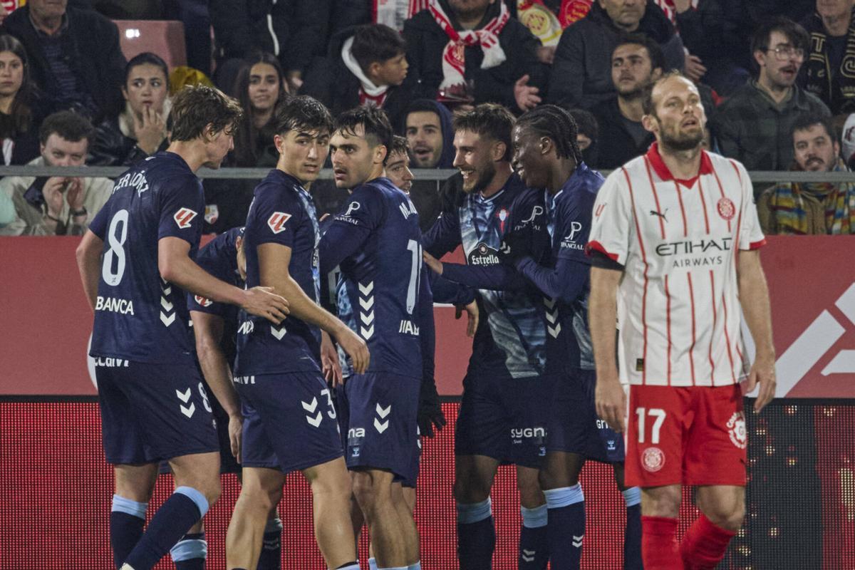 Les imatges del Girona - Celta