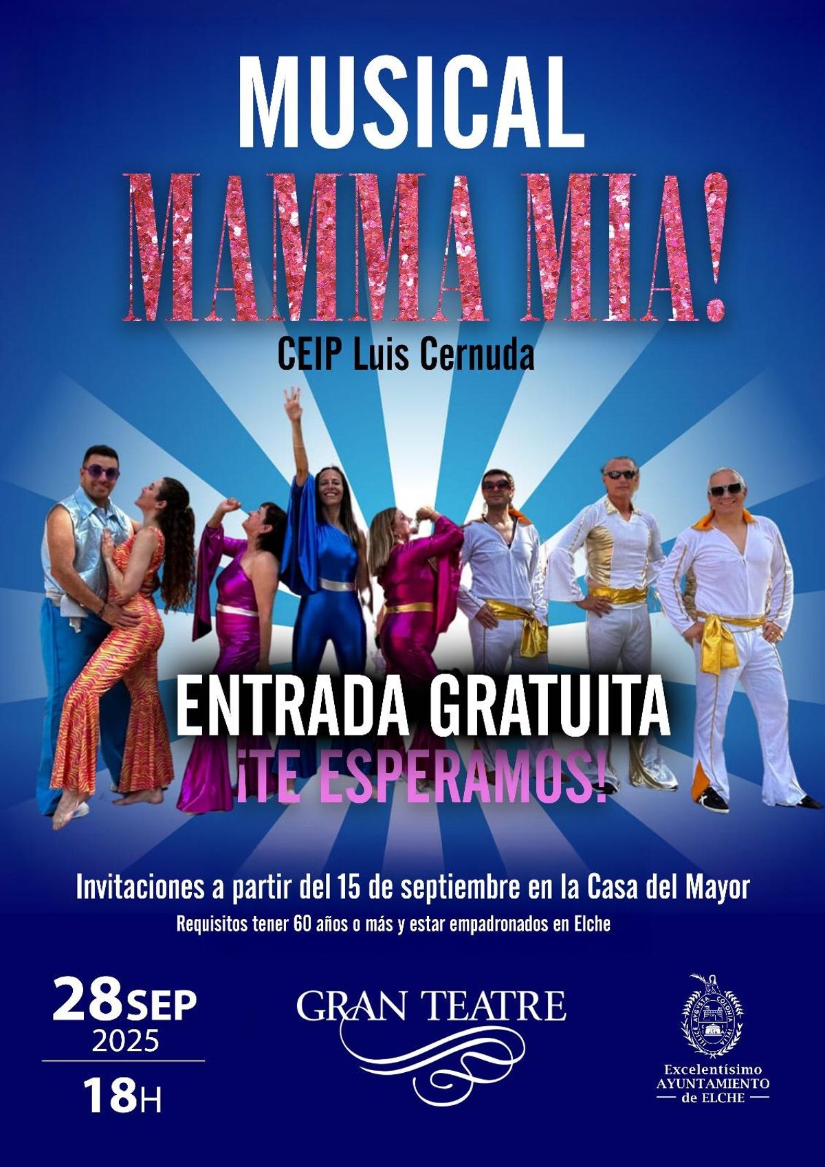 Cartel de "Mamma mía!"