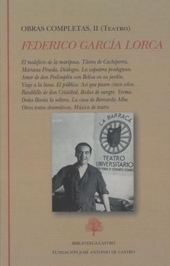 Teatro. obras completas Federico García Lorca   Editorial Biblioteca Castro Precio: 50,00€