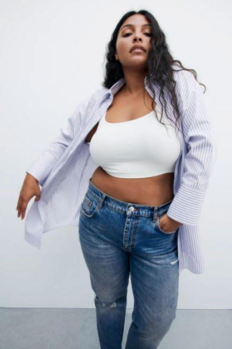Modelo 'curvy' de Zara