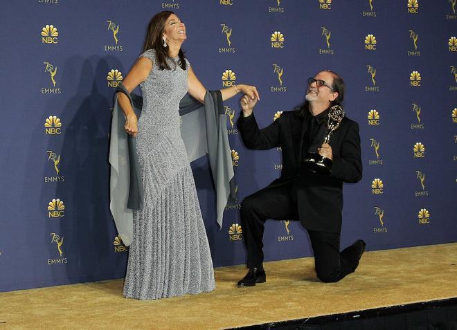 Glenn Weiss y Jan Svendsen en los Emmy