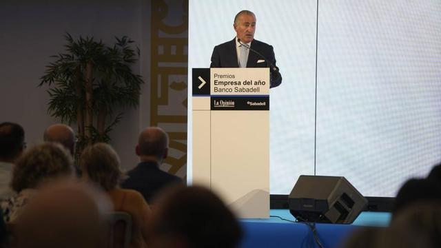 Pablo Junceda, durante los Premios Empresa del Año celebrados en Zamora a primeros de julio. | JOSE LUIS FERNÁNDEZ (ARCHIVO)