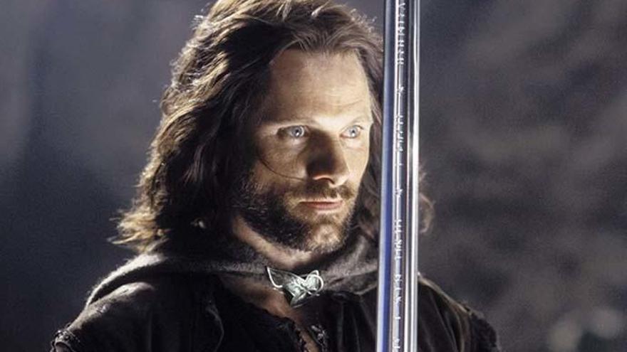 Viggo Mortensen da vida a Aragorn en &#039;El señor de los anillos&#039;.