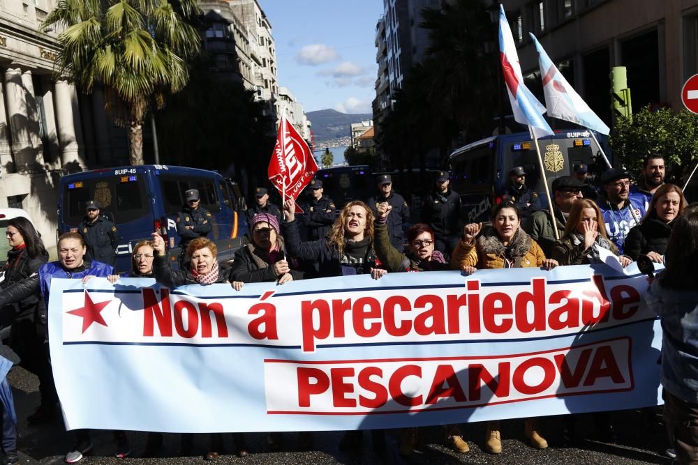 Huelga Pescanova en Vigo