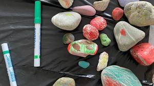 La imagen de las piedras compartida por Irene Montero
