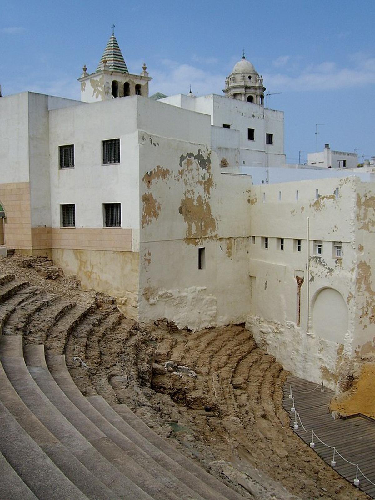 El teatro romano de Cádiz se puede visitar.
