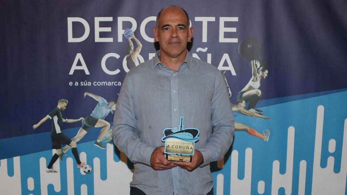 La propuesta de Felipe López, premio especial de los Lectores en la Gala do Deporte da Coruña en 2024: «Fernando Míguez hace un trabajo encomiable»