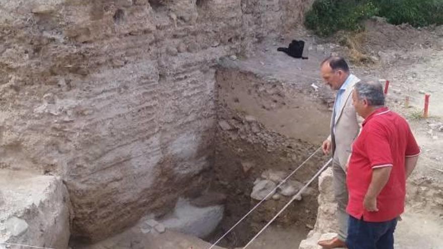 Un imagen del lugar en el que se realizó la excavación fomentada por el Ayuntamiento.