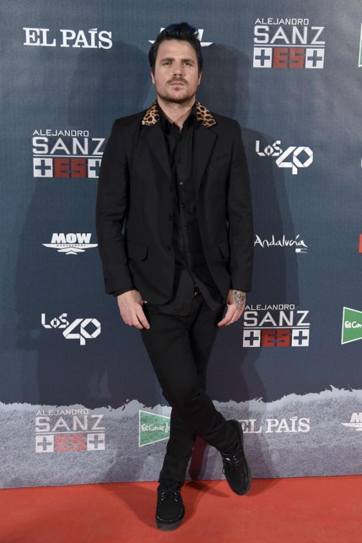 Dani Martín en el concierto de Alejandro Sanz