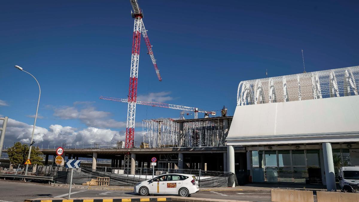 Obras de remodelación de la terminal del aeropuerto de Palma