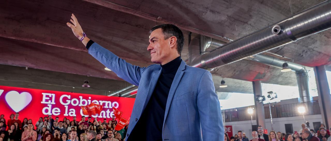 El secretario general del PSOE y presidente del Gobierno, Pedro Sánchez,