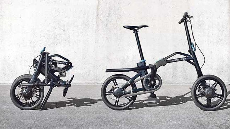 Peugeot presenta una bicicleta eléctrica plegable