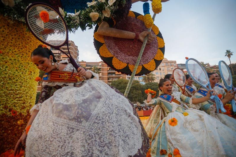 La Batalla de Flores de València 2022