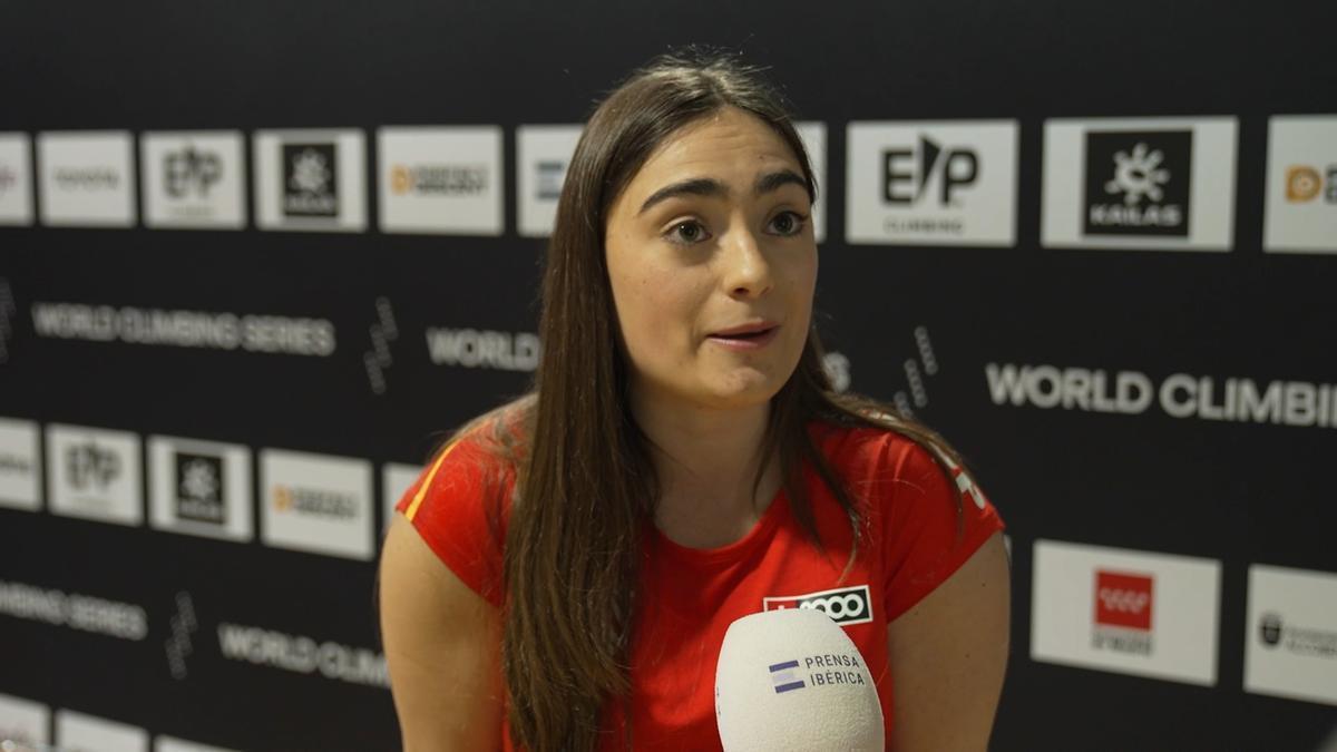 María Laborda, joven prodigio de la escalada de velocidad: «Escalando soy la niña que jugaba en el patio del colegio»