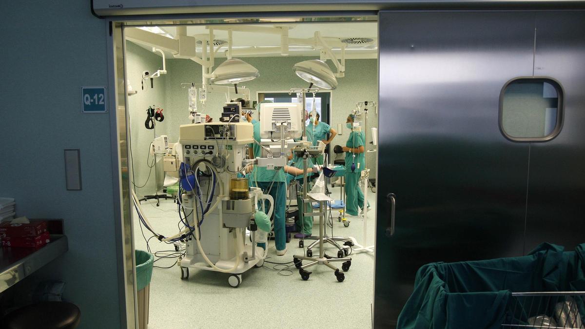 Un quirófano del hospital Miguel Servet de Zaragoza.