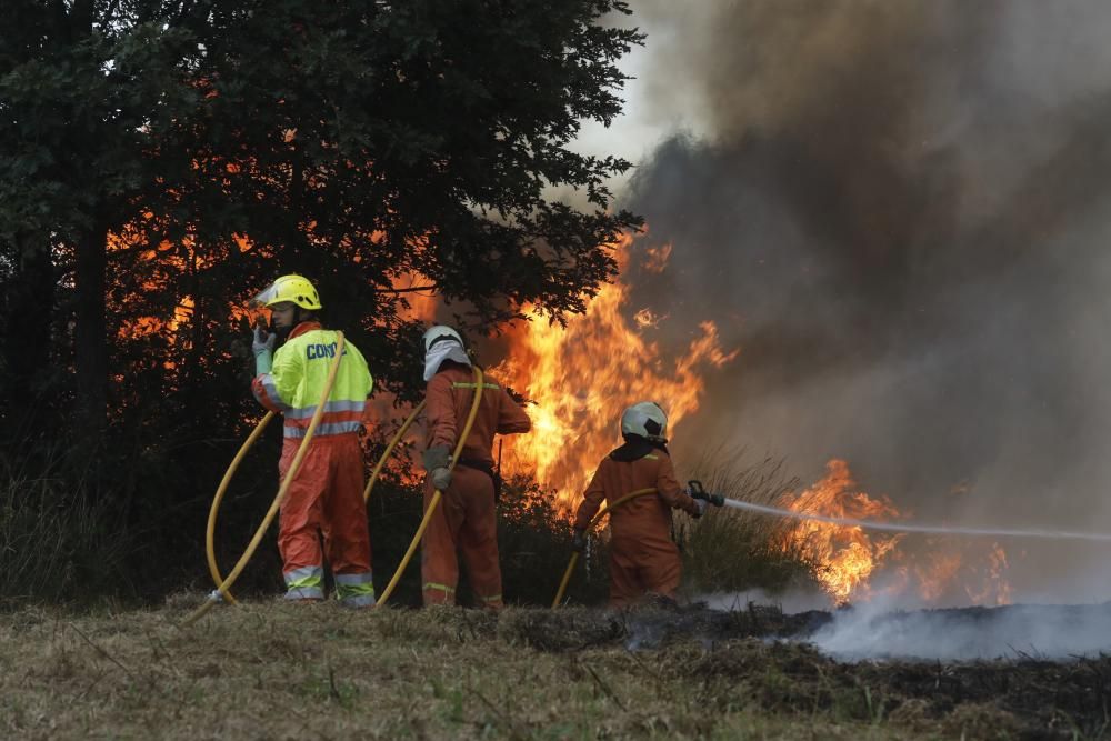 Incendio en La Belga