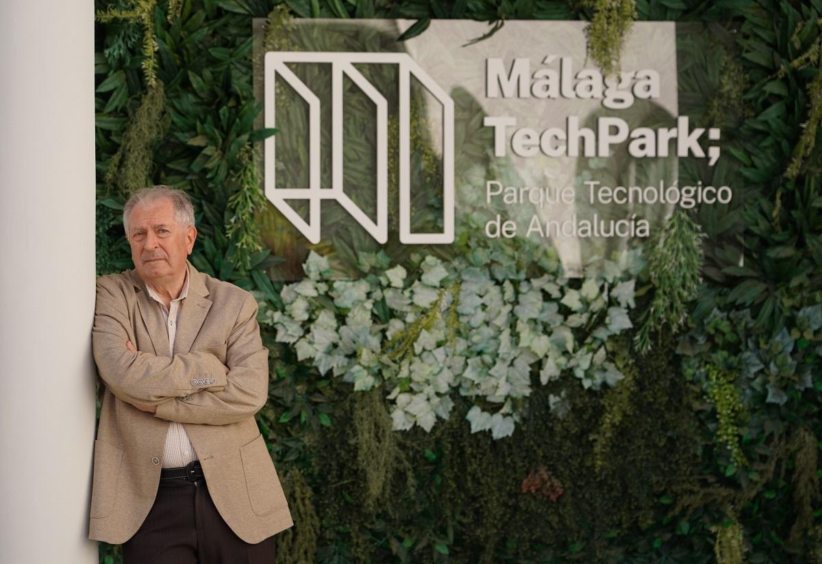 Felipe Romera, director del Málaga TechPark (PTA), en la sede social del parque, que está situado en la barriada de Campanillas.