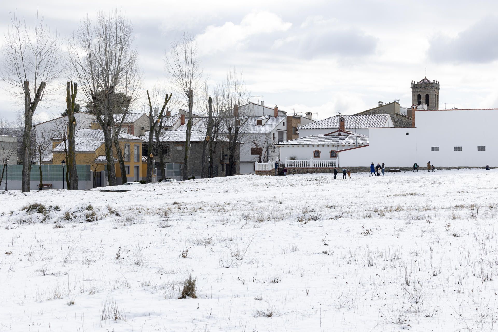 Nieve en Castellón: Una localidad del Alto Palancia cubierta por un manto blanco