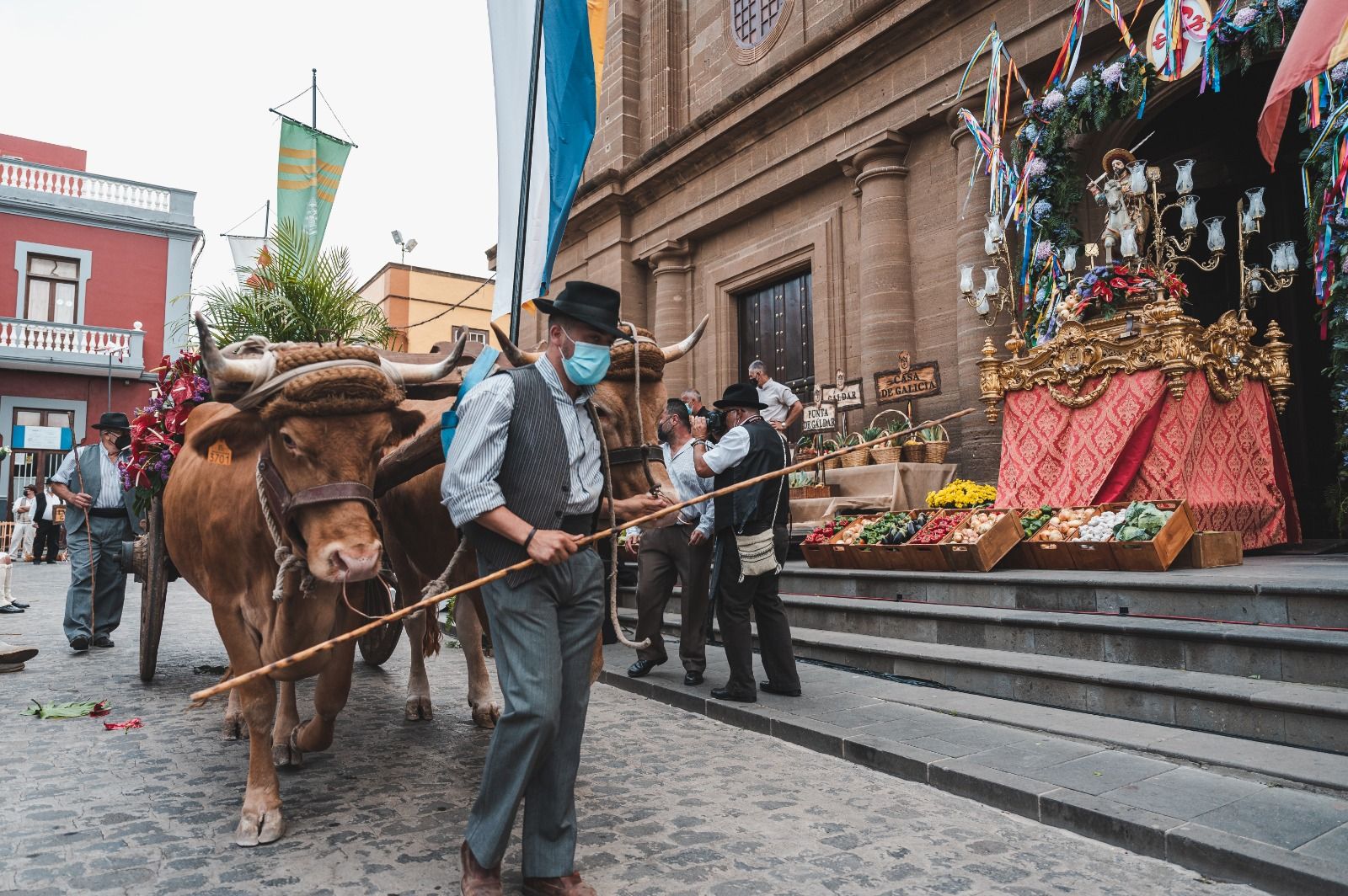 Ofrenda a Santiago Apóstol en Gáldar (17/07/2021)