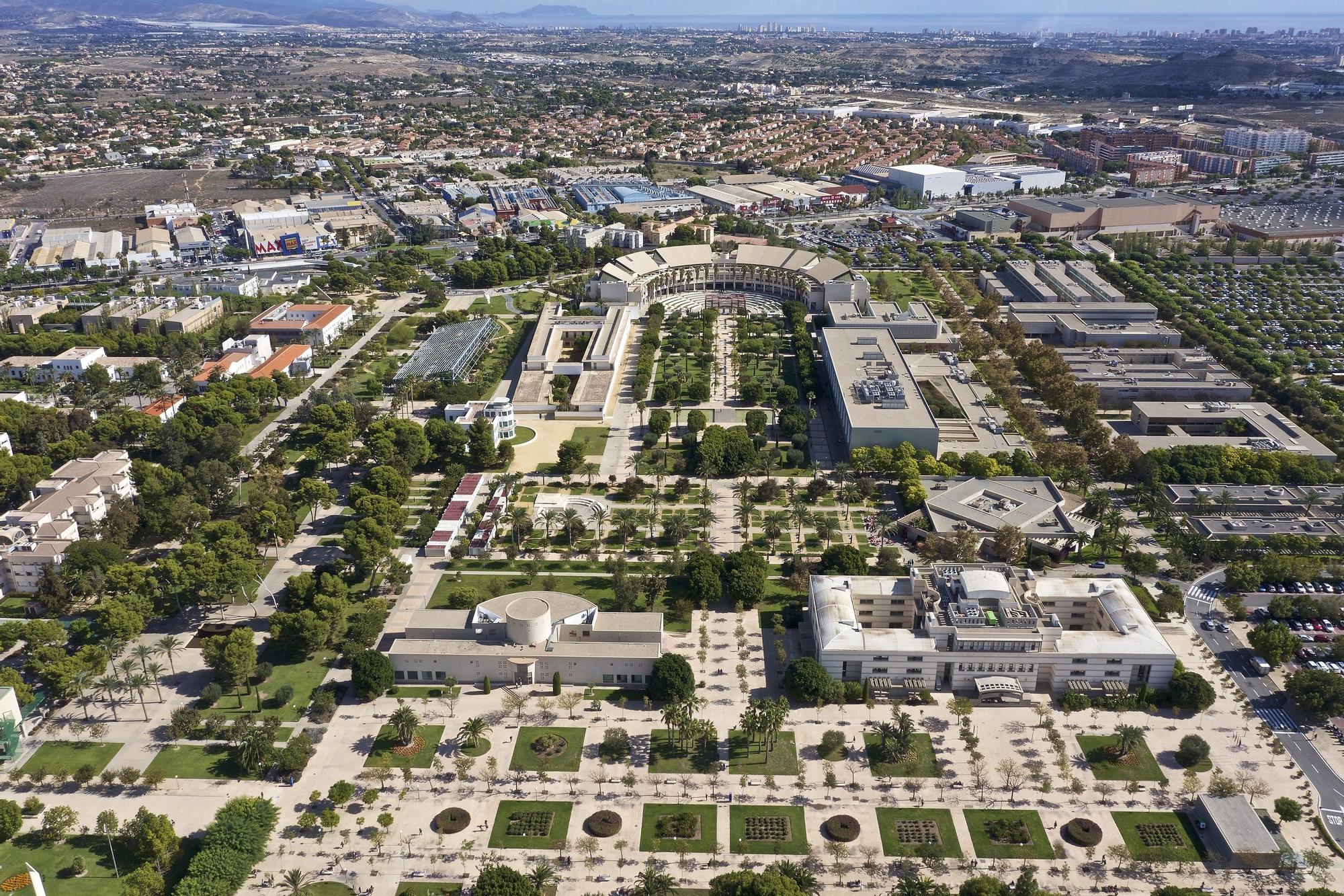 La UA, a vista de pájaro.