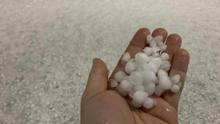 Granizo en Málaga: la ciudad se cubre de blanco 66 años después