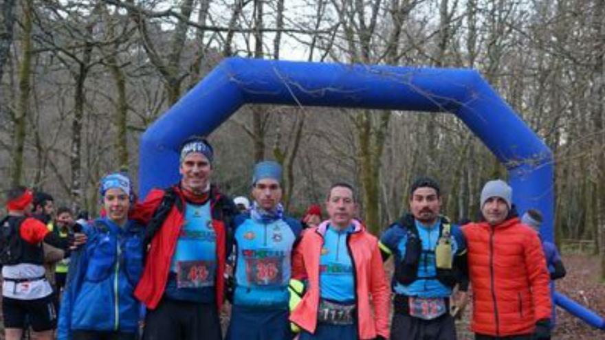 El GTR Lalín acaba primero como equipo en el Quiroga Trail Challenge