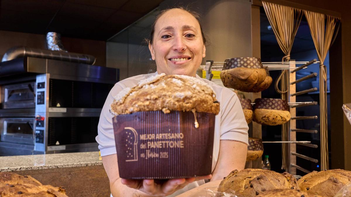 Serena Formiglio, guardonada amb el premi al cinquè millor panettone clàssic.