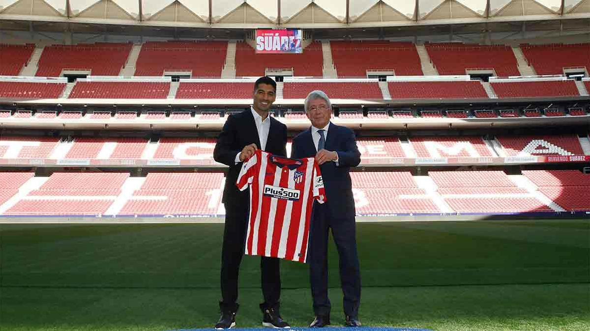 Así ha sido el primer día de Luis Suárez como jugador del Atlético de Madrid