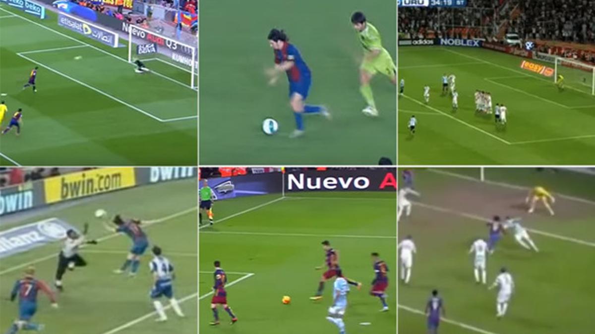 Messi es tan grande que representa cinco leyendas del fútbol a la vez
