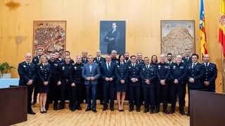 Reconocimiento a agentes de la Policía Local de Benidorm