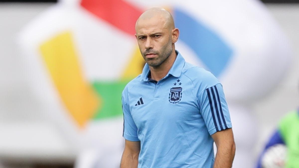 Javier Mascherano durante el Preolímpico en Venezuela