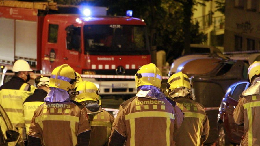 Explosió de gas butà a Blanes.