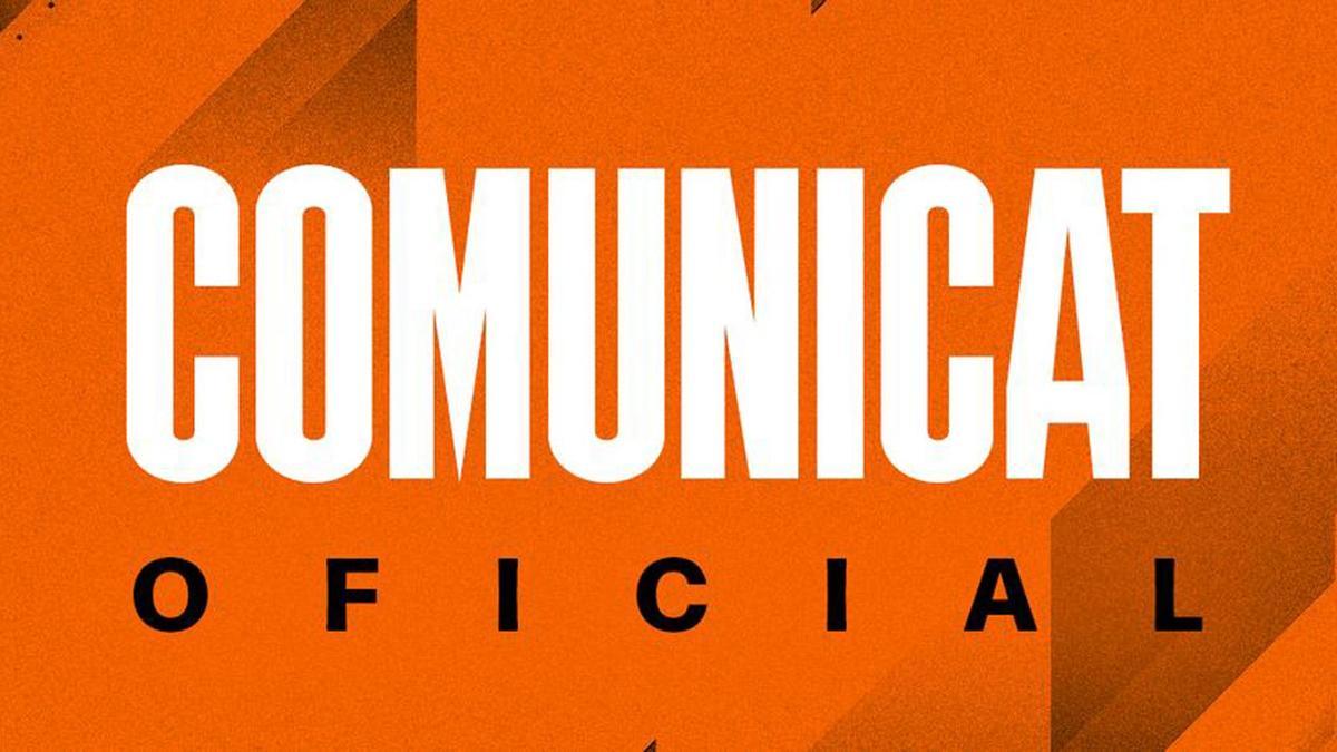 Comunicado oficial del Valencia Basket