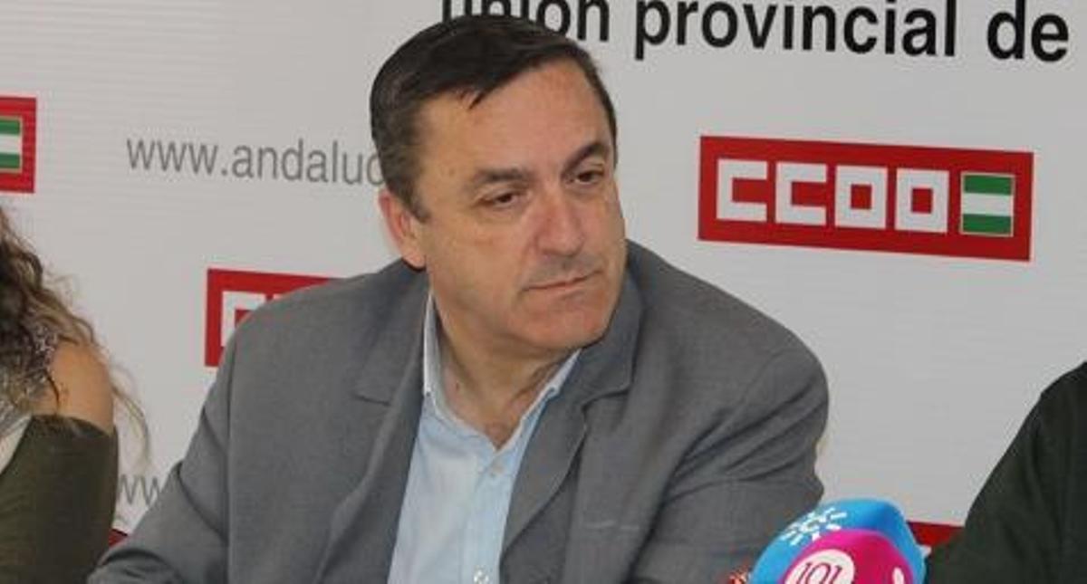 Fernando Cubillo, secretario general de CCOO.