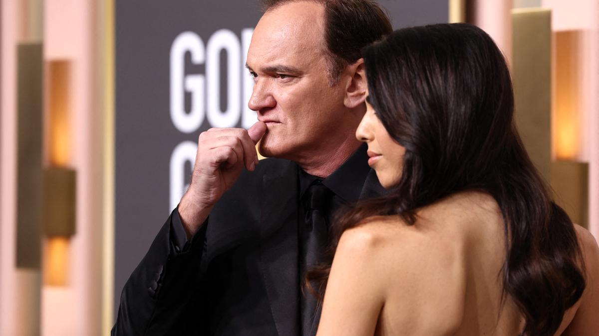 Quentin Tarantino y su esposa Daniella Pick.