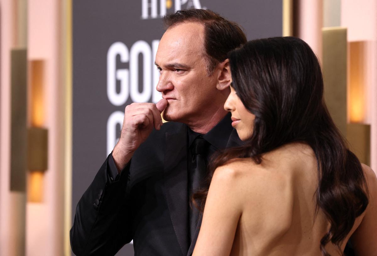 Quentin Tarantino y Daniella Pick.