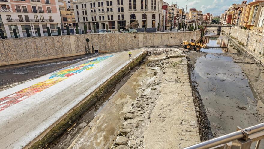 Estado actual del Segura a su paso por el municipio de Orihuela