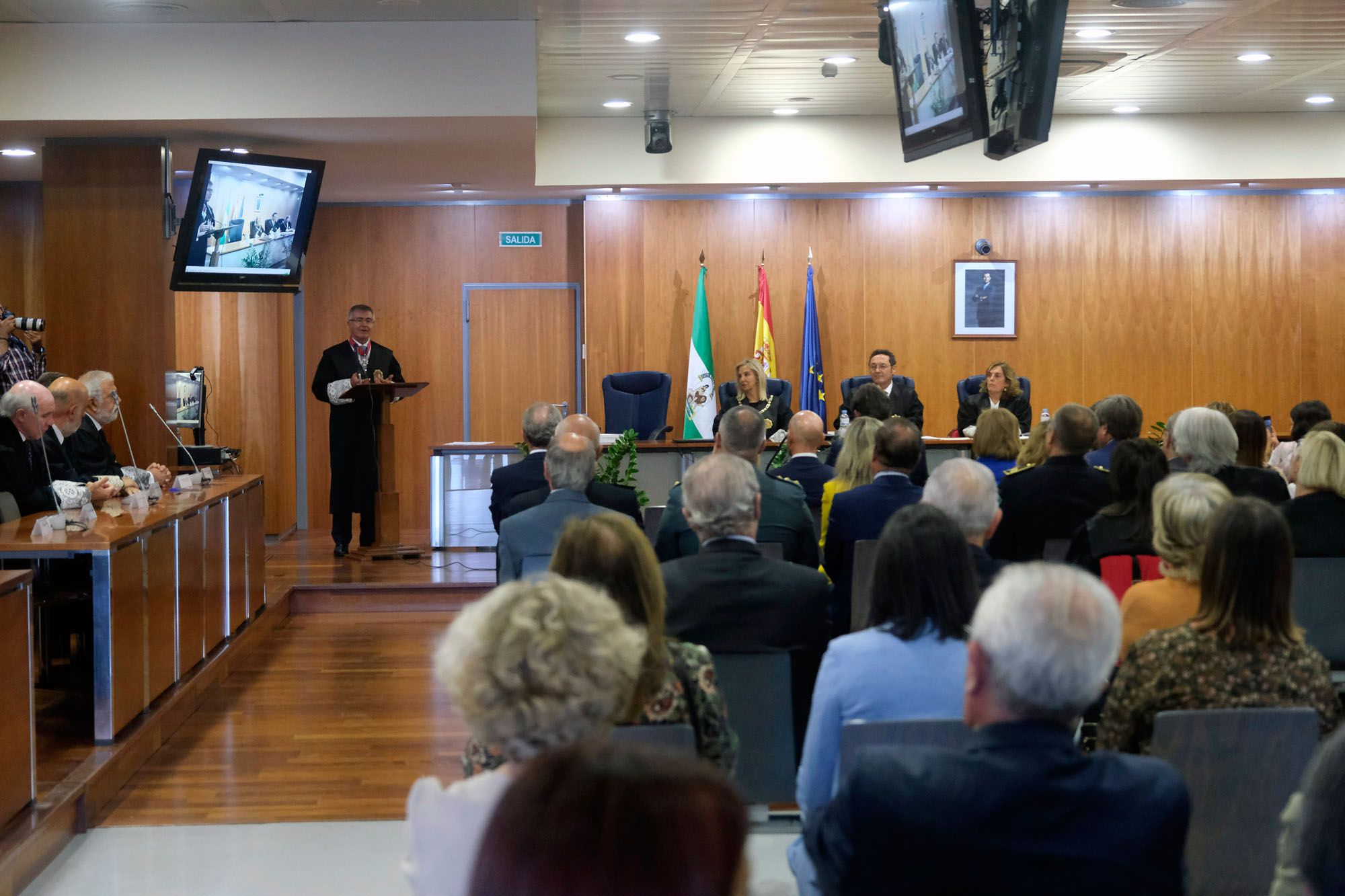 Toma de posesión del nuevo fiscal jefe de Málaga, Juan Calvo Rubio