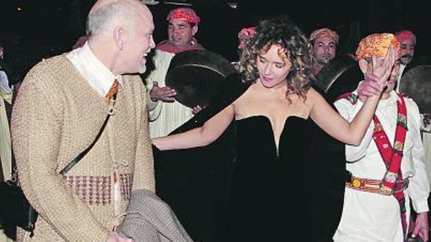 Malkovich y Valeria Golino. / efe