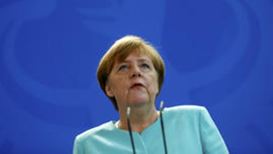 Merkel comparece tras el resultado del Brexit.