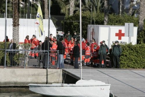 Simulacro de emergencias en Águilas