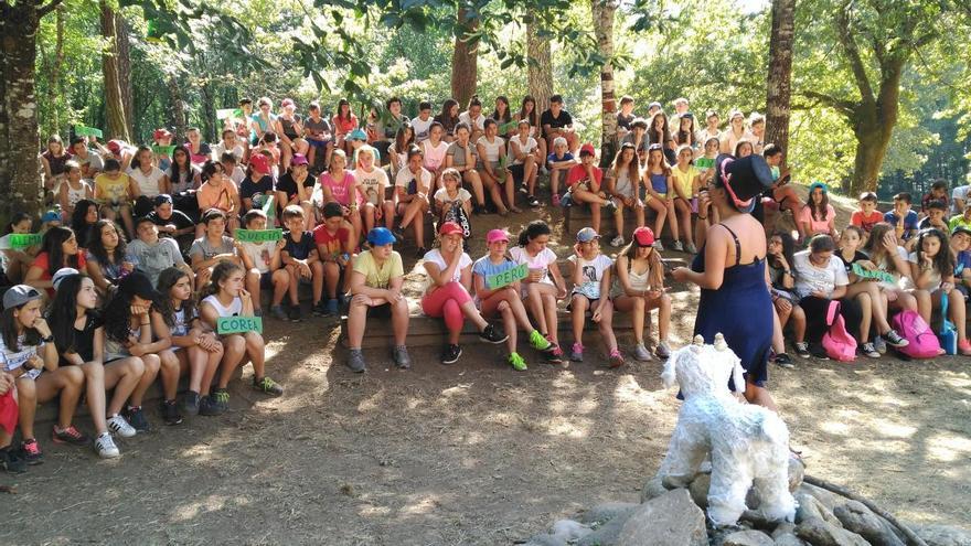 Campamento de la Xunta de Galicia.