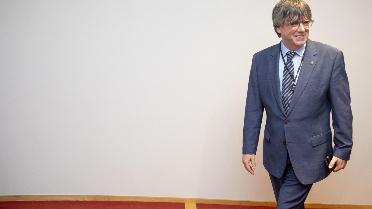 El expresidente de la Generalitat y eurodiputado de Junts Carles Puigdemont