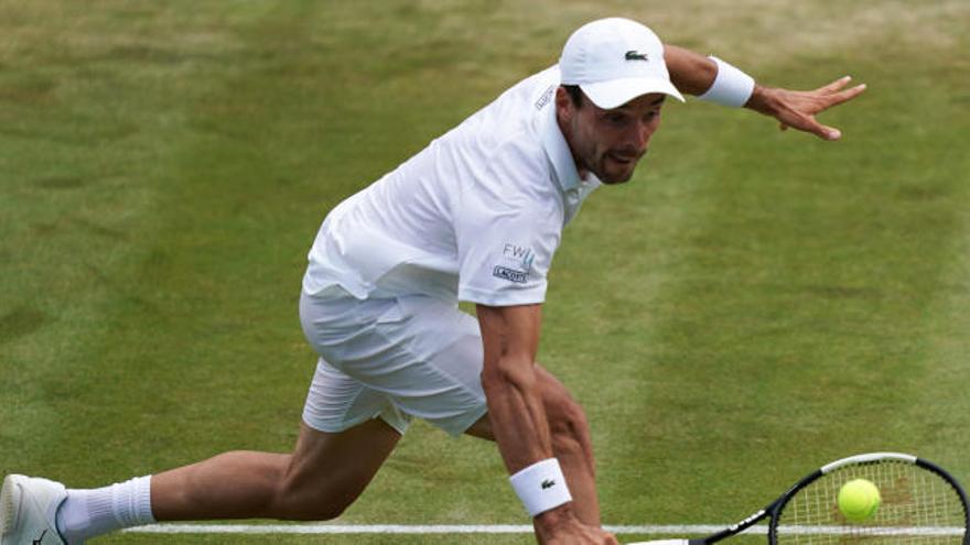 Roberto Bautista, en Wimbledon