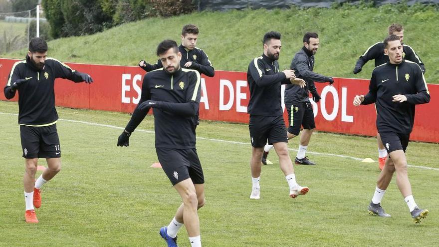 El Sporting cuenta con cinco bajas y una duda para recibir mañana a Osasuna en El Molinón